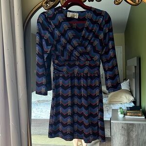 NWOT JB by Julie Brown mini dress patterned